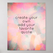 Poster ajouter un trait de peinture abstrait de devis (Devant)