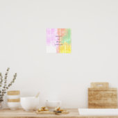 Poster ajouter un trait de trait de citation couleurs pas (Cuisine)