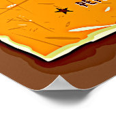 Poster Ajouter une barre de nom - Bière gratuite demain (Coin)