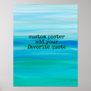 Poster ajouter une citation couleurs artistiques de la me
