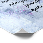 Poster ajouter une citation texturée peinte en gris blanc (Coin)