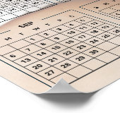 Poster Ajouter une photo 2026 Photo de calendrier (Coin)