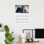 Poster Ajouter une photo Calendrier 2026  (Bureau à domicile)