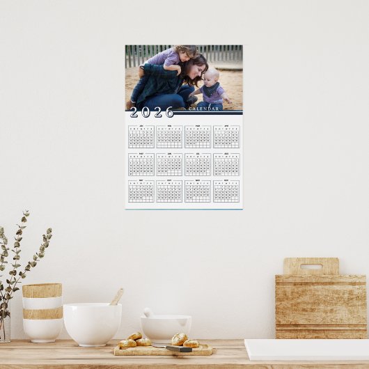 Poster Ajouter une photo Calendrier 2026 (Cuisine)