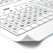 Poster Ajouter une photo Calendrier 2026  (Coin)