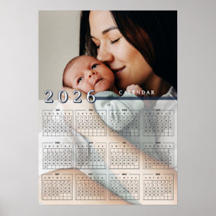 Poster Ajouter une photo Calendrier Photo 2026