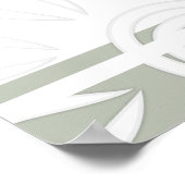 Poster Ajouter Vos Bandes De Devis Personnalisées Fleurs  (Coin)