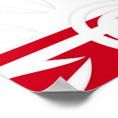 Poster Ajouter Vos Bandes De Devis Personnalisées Fleurs  (Coin)