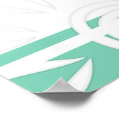 Poster Ajouter Vos Fleurs De Devis Personnalisées Lucite (Coin)