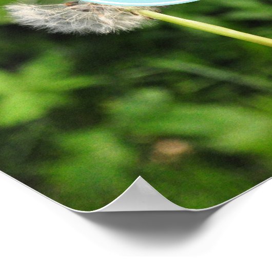 Poster Ajouter vos propres photos personnalisable 4 image (Coin)