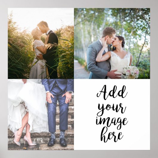 Poster Ajouter vos propres photos Style personnalisable 4 (Devant)