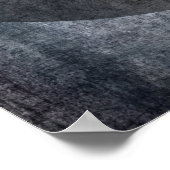 Poster Ajouter Votre Citation Grunge Texturée Gris Foncé (Coin)