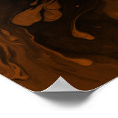 Poster Ajouter Votre Citation Personnalisée Marbre Noir,  (Coin)