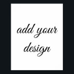 Poster ajouter votre conception<br><div class="desc">customiser</div>