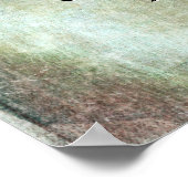 Poster Ajouter votre devis ou copier Grunge Textured Brow (Coin)