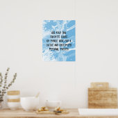 Poster Ajouter votre devis personnalisé Marbre blanc clas (Cuisine)