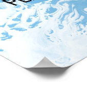 Poster Ajouter votre devis personnalisé Marbre blanc clas (Coin)