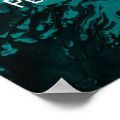 Poster Ajouter votre devis personnalisé Marbre Turquoise  (Coin)