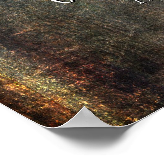 Poster Ajouter Votre Devis Texte Textures De Grunge Foncé (Coin)