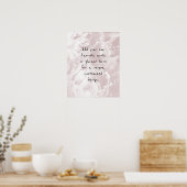 Poster Ajouter Votre Marbre blanc De Devis Personnalisé,  (Cuisine)