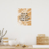 Poster Ajouter Votre Marbre blanc De Devis Personnalisé C (Cuisine)