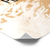 Poster Ajouter Votre Marbre blanc De Devis Personnalisé C (Coin)