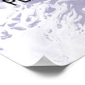 Poster Ajouter Votre Marbre blanc De Devis Personnalisé D (Coin)