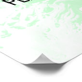 Poster Ajouter votre Marbre blanc de devis personnalisé e (Coin)