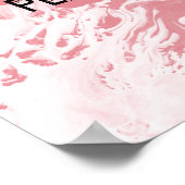 Poster Ajouter Votre Marbre blanc De Devis Personnalisé F (Coin)