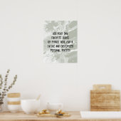 Poster Ajouter votre Marbre blanc de devis personnalisé S (Cuisine)