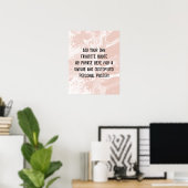 Poster Ajouter votre Marbre blanc de devis personnalisé s (Bureau à domicile)