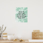 Poster Ajouter votre Marbre blanc de devis personnalisé V (Cuisine)