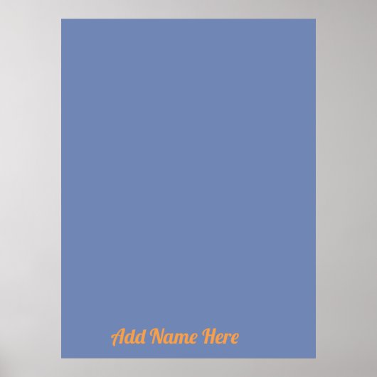 Poster Ajouter votre photo et modifier du texte (Devant)