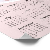 Poster Ajouter votre propre bébé photo 2024 Calendrier |  (Coin)