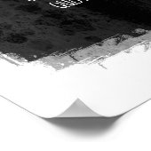 Poster ajouter votre propre devis peinture gris charbon s (Coin)