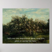 Poster Ajouter votre propre devis Peinture Vintage classi (Devant)