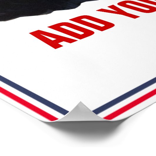 Poster Ajouter votre texte (Coin)