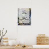 Poster Ajouter Votre Texte Personnalisé Encre D'Alcool Ab (Cuisine)