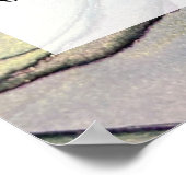 Poster Ajouter Votre Texte Personnalisé Encre D'Alcool Ab (Coin)