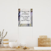 Poster Ajouter Votre Texte Personnalisé Encre D'Alcool Ab (Cuisine)