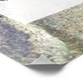 Poster Ajouter Votre Texte Personnalisé Encre D'Alcool Ab (Coin)