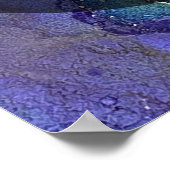 Poster Ajouter Votre Texte Personnalisé Encre D'Alcool Ab (Coin)