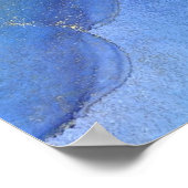 Poster Ajouter Votre Texte Personnalisé Encre D'Alcool Ab (Coin)