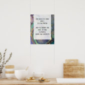 Poster Ajouter Votre Texte Personnalisé Encre D'Alcool Ab (Cuisine)