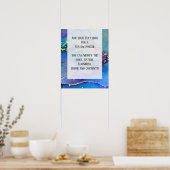 Poster Ajouter Votre Texte Personnalisé Encre D'Alcool Ab (Cuisine)