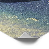 Poster Ajouter Votre Texte Personnalisé Encre D'Alcool Ab (Coin)