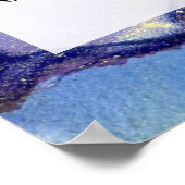 Poster Ajouter Votre Texte Personnalisé Encre D'Alcool Ab (Coin)