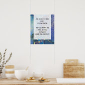 Poster Ajouter Votre Texte Personnalisé Encre D'Alcool Ab (Cuisine)