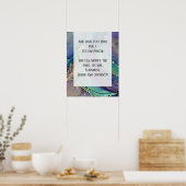 Poster Ajouter Votre Texte Personnalisé Encre D'Alcool Ab (Cuisine)