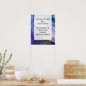 Poster Ajouter Votre Texte Personnalisé Encre D'Alcool Ab (Cuisine)